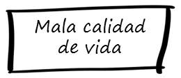 Mala calidad de vida