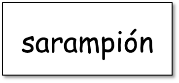 sarampi&oacute;n